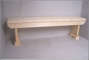 Open Bench for Storm Shelter